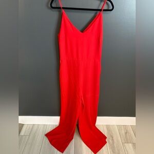 Dynamite Red Jumpsuit Romper